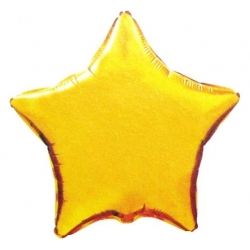 Balon foliowy Gwiazda Złota 46 cm
